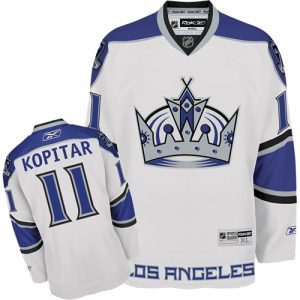 NHL Los Angeles Kings Trikot #11 Anze Kopitar Authentic Weiß Reebok Auswärts